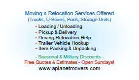 Aplanet Movers Company Logo & Business Card