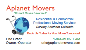 Aplanet Movers Company Logo & Business Card