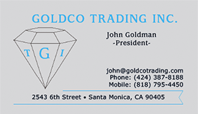 Goldco Trading Inc. Business Card